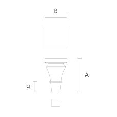 Drawings of wooden legs for chairs