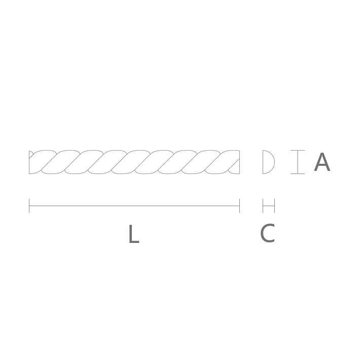 Polyurethane Trim KPU-125 for design projects and architectural finishing schemes
