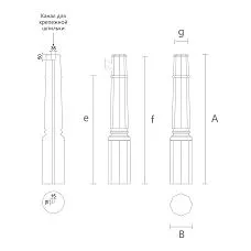 Stair Post Height for Home Staircase Drawing
