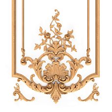 Decor set C.VRS-056. Delicate wooden elements for decorating cabinets and doors.