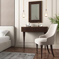 Console legs, wooden, carved