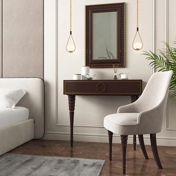 Console legs, wooden, carved