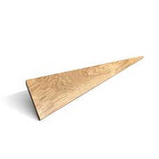 Triangular furniture handle
