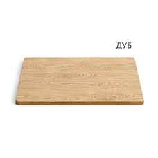 Square ST-026-1 tabletop made of solid oak