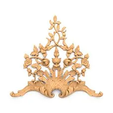 Carved overlay N.VRS-014L &ndash; a wooden decorative element for furniture.
