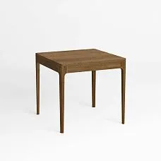 Front view of table Norton 002-008, showcasing its minimalist design and clean tabletop lines.