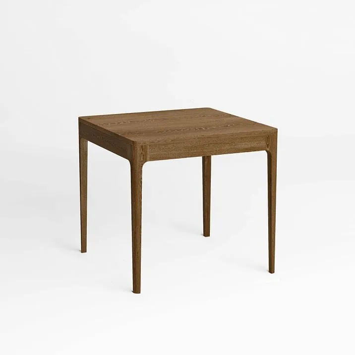 Front view of table Norton 002-008, showcasing its minimalist design and clean tabletop lines.