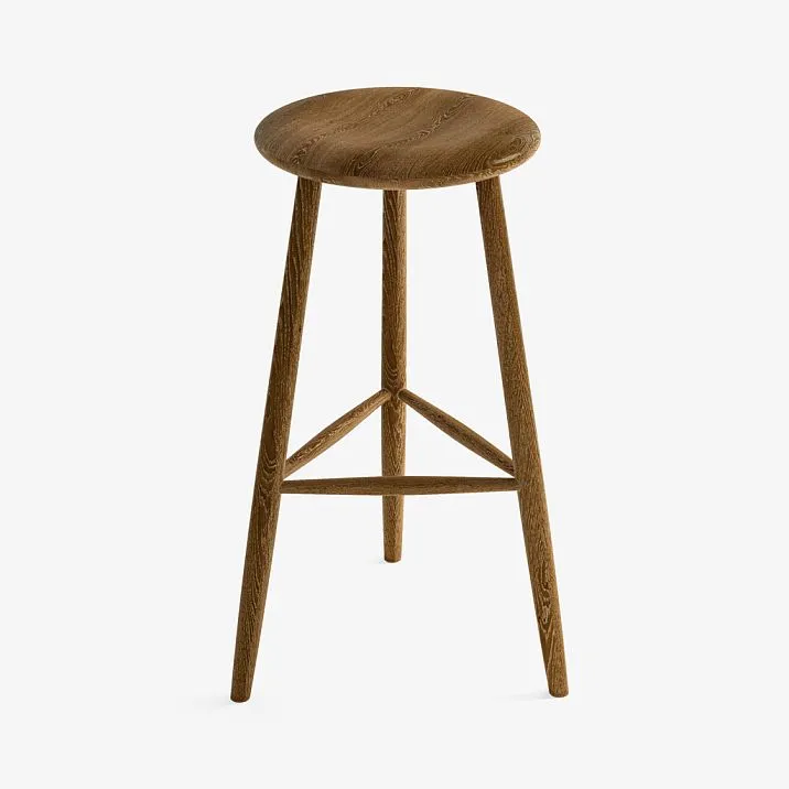 Bar stool Ivar 011-001 made of natural wood