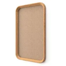 Carved frame RM-052 from solid beech and oak for mirror, side view