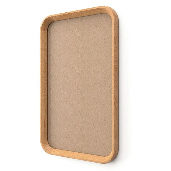 Carved frame RM-052 from solid beech and oak for mirror, side view