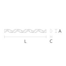 K-032 beech wood molding - luxury in every line