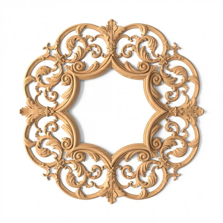 Carved Frame RM-043 from Oak and Birch