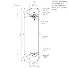 C.VRS-061 decor set. Set composition diagram