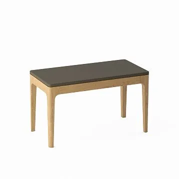 Stool frame STL-026-6 made of solid wood with four legs
