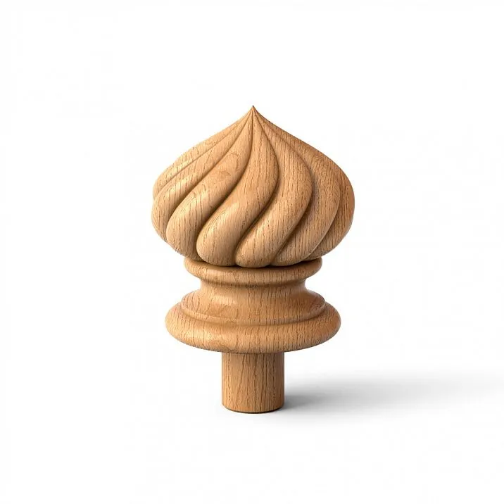Finial on post L-091 for interior and furniture decoration