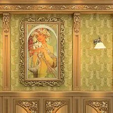 Decorative carved molding shown in the photo, molding for facades