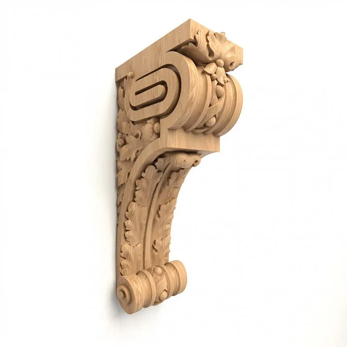 Decorative KR-056 oak bracket