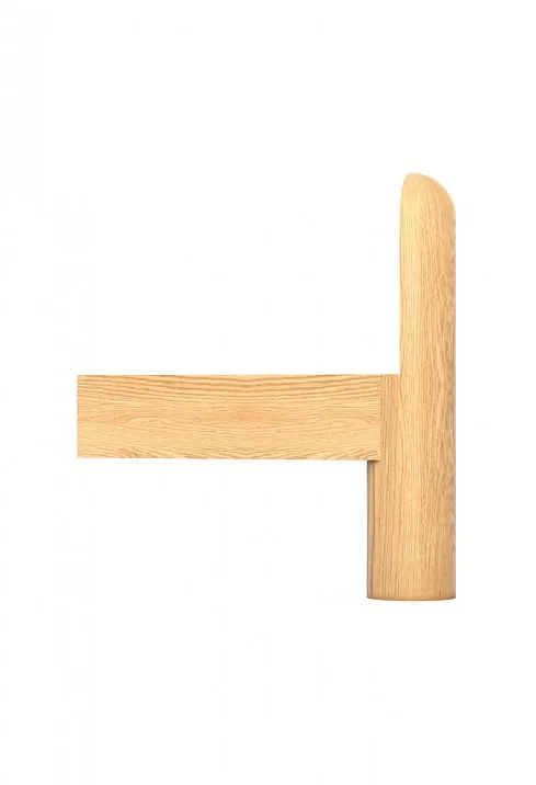 Ottoman leg. Furniture leg MN-211 from solid wood