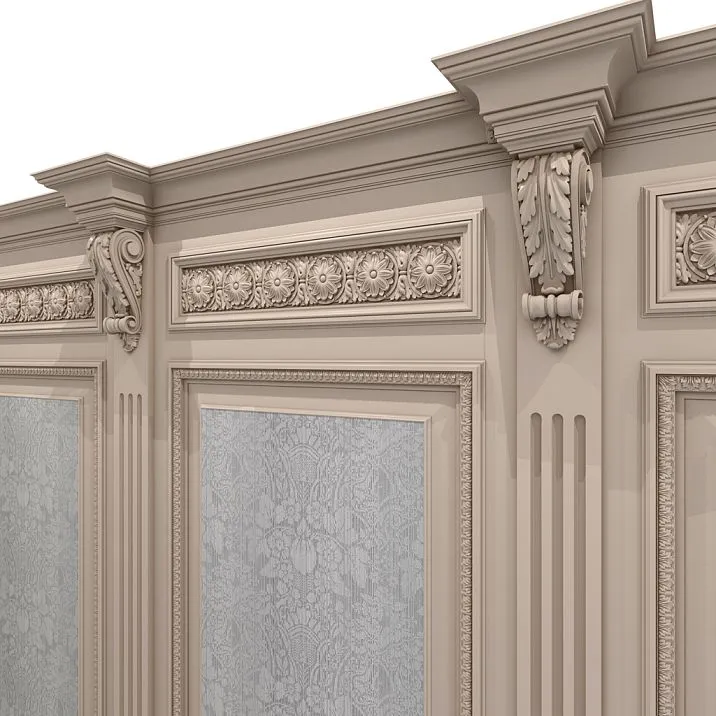 Carved bracket KR-012 in the interior shown in the photo