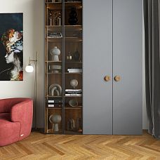 Button handle for cabinet photo in interior