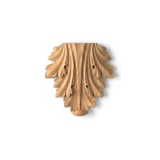 Wooden insert for a cabinet, harmonizing with the color and texture of wood