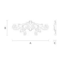 Decorative plate drawing