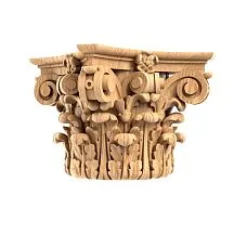 Carved Capital KL-038 for an Elegant Interior