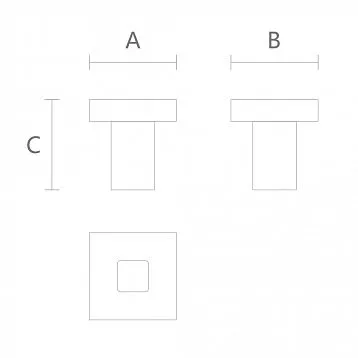 Ручка мебельная Proun HL-053-1M из дуба или бука