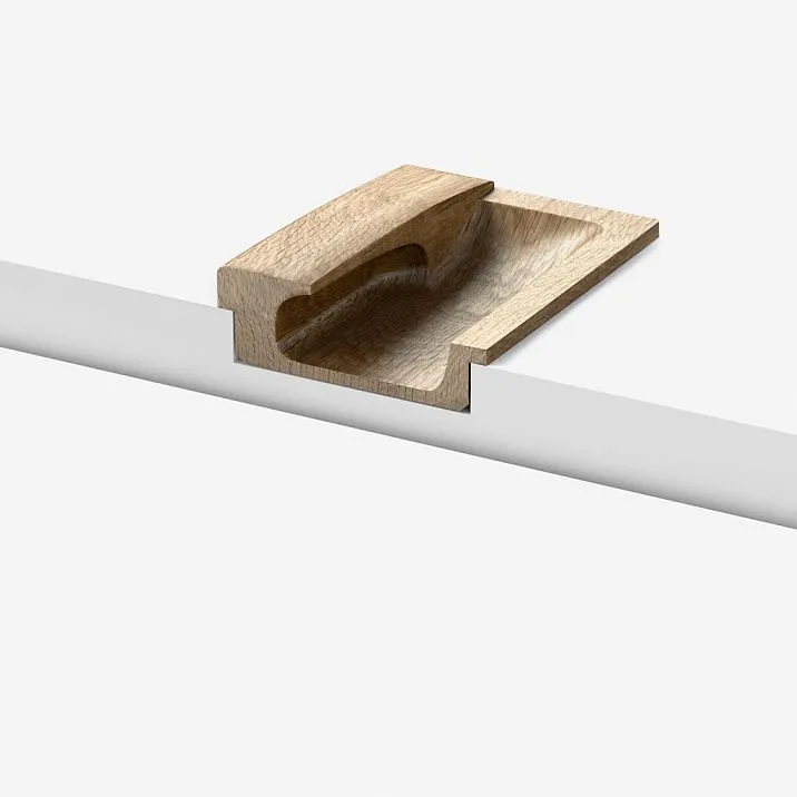 Diagram of holes for wooden handles