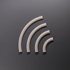 Polyurethane molding MLDPU-027U-1 STAVROS in the form of an arc-shaped segment with semicircular ends for decorating arches and niches