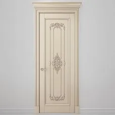 Carved Applique N-437L on Door