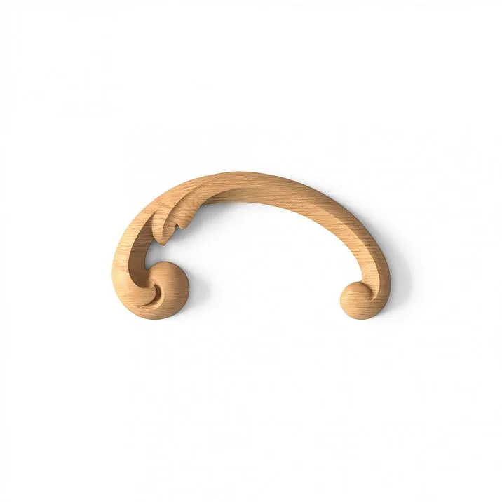 Carved wooden inlay N-288L in romantic style