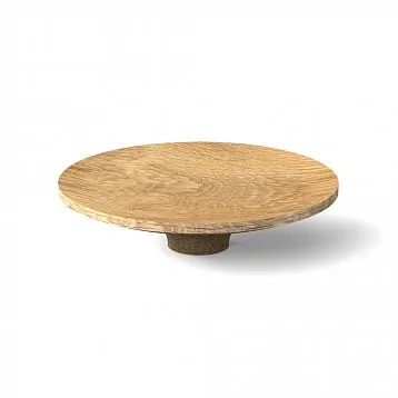 Мебельная ручка из дерева HL-005 дуб вид на фасаде