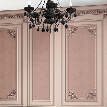 Резной погонаж K-086 от Stavros для элегантного интерьера