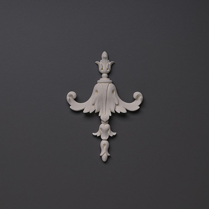 Carved overlay NPU-113 made of polyurethane - a decorative element for interior