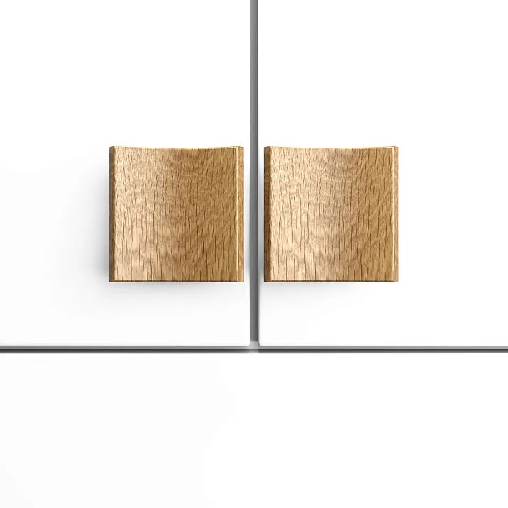 Square wooden furniture handle