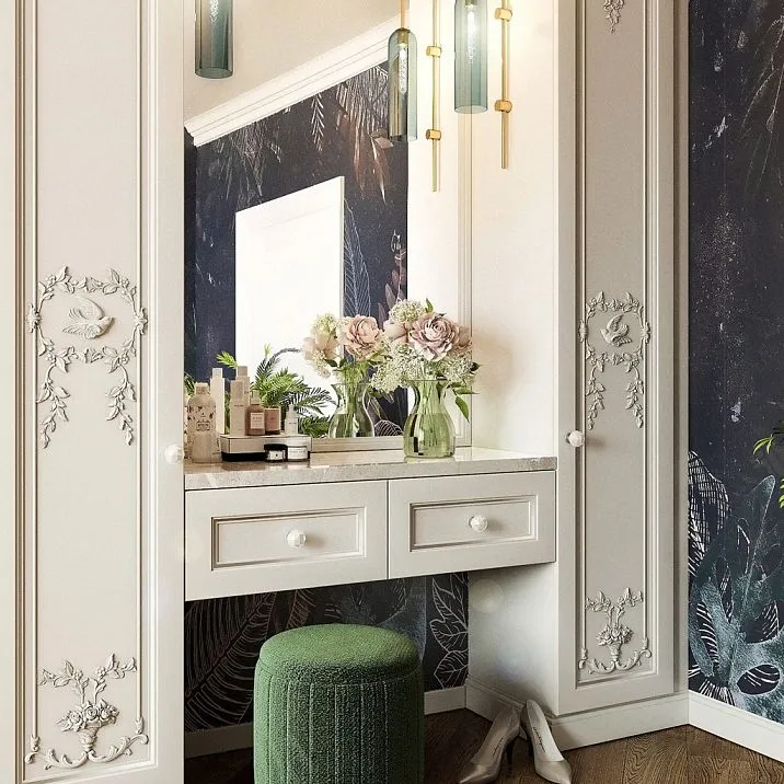 Interior with NPU-476L Bird Decoration on the Wall