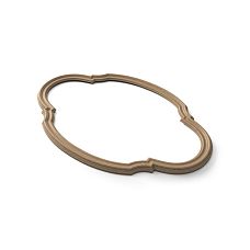 Carved frame RM-036 for mirror with decorative shape