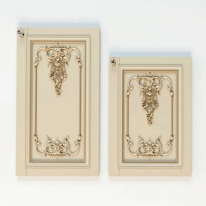 High-quality carved end cap close-up