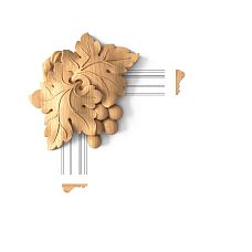 Detailed carving on the insert N-258-1L