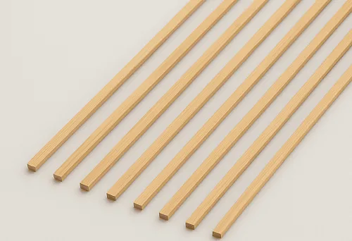 Прямые деревянные штапики, идеально подходящие для оформления интерьера и отделки.