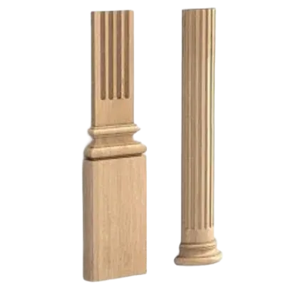 Pilasters, columns