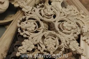 Wooden balusters in Nizhny Novgorod