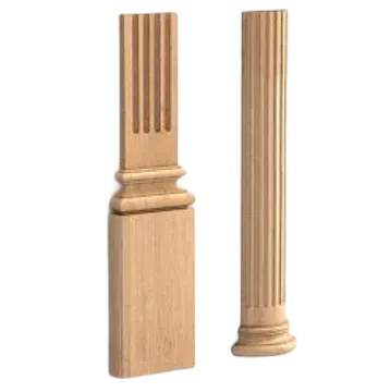Pilasters, columns