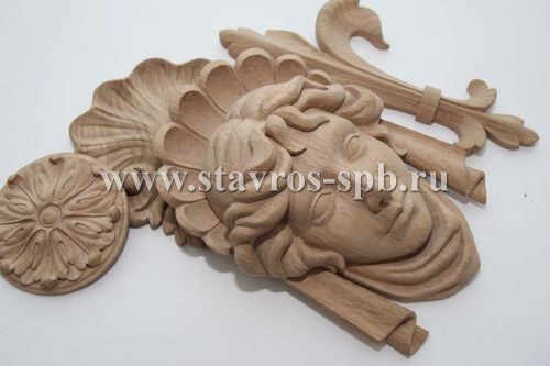 Carved furniture legs in Irkutsk