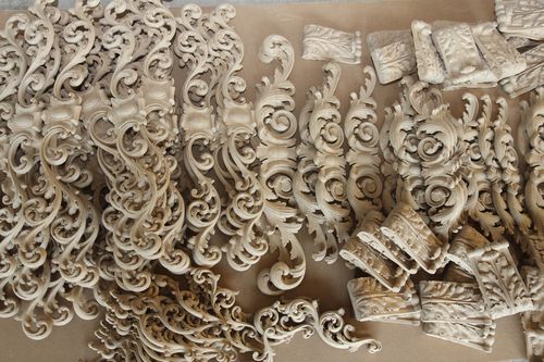 Rose Gold 50V Socket Cover. Door Handles on Socket. Image