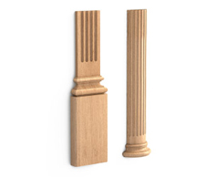 Pilasters, columns