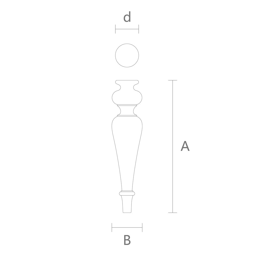 Ножки for furniture (для tableа, кровати, стула) деревянные купить ...