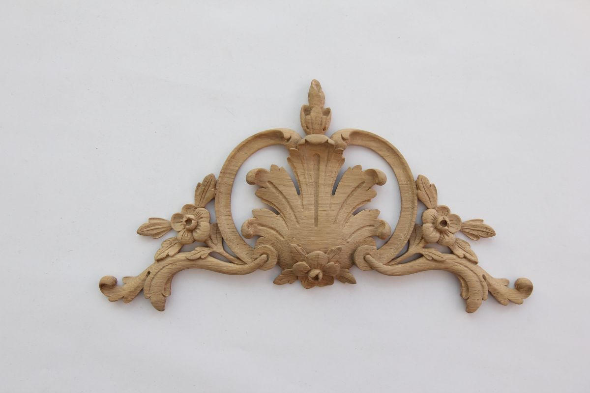 Solid wood appliques from the "Stavros" company.