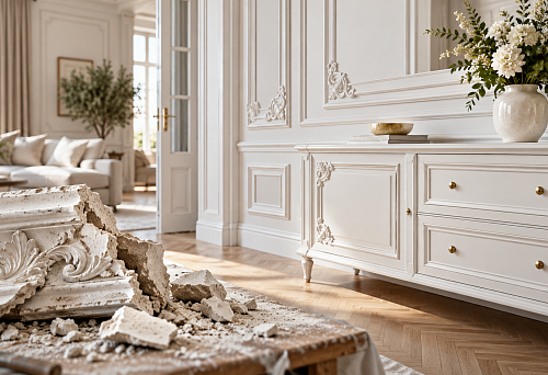 Gypsum or polyurethane: why polyurethane moulding is better for interiors and furniture
